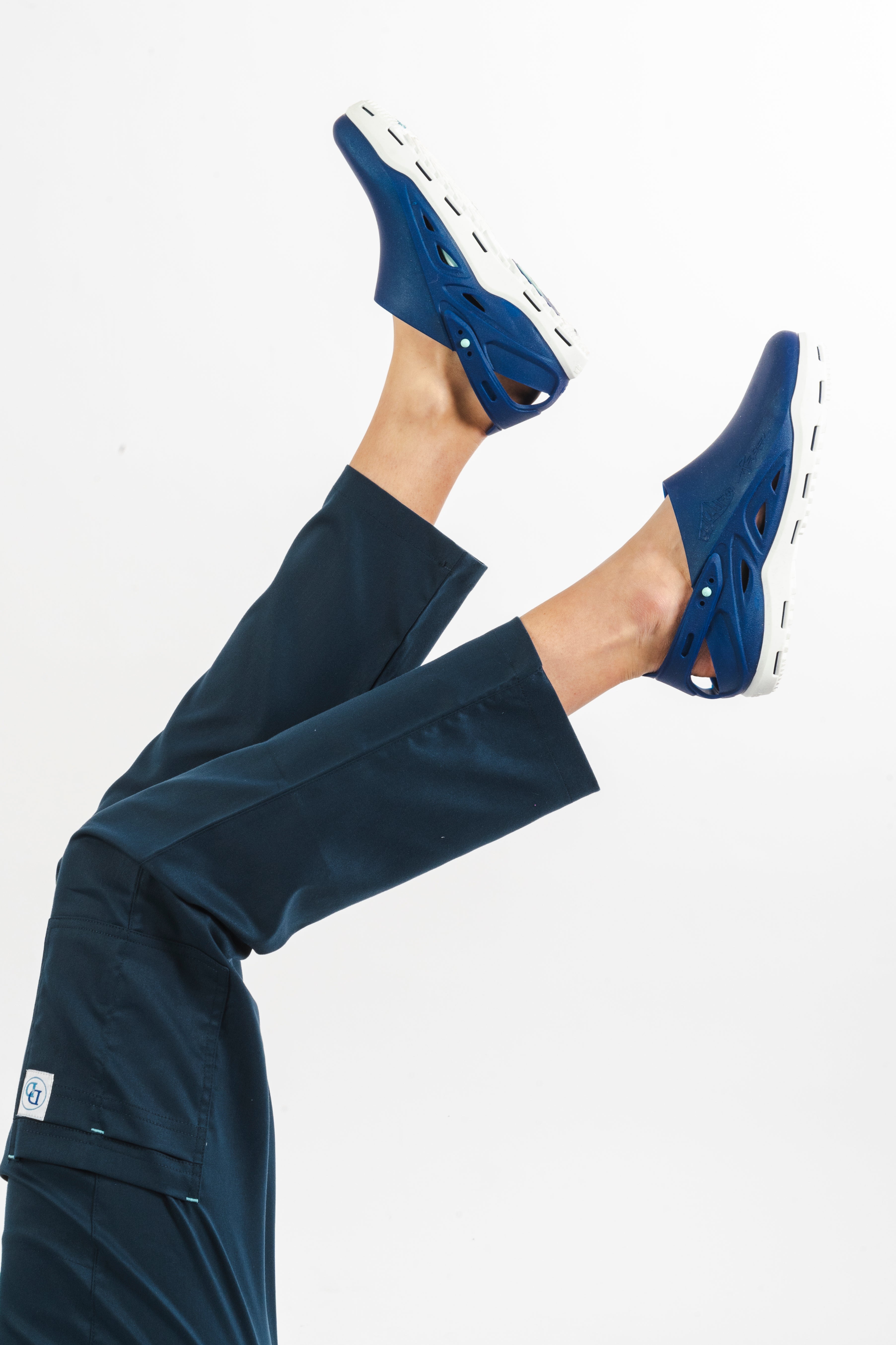 CALZURO REBEL® BLU METAL/ BIANCO